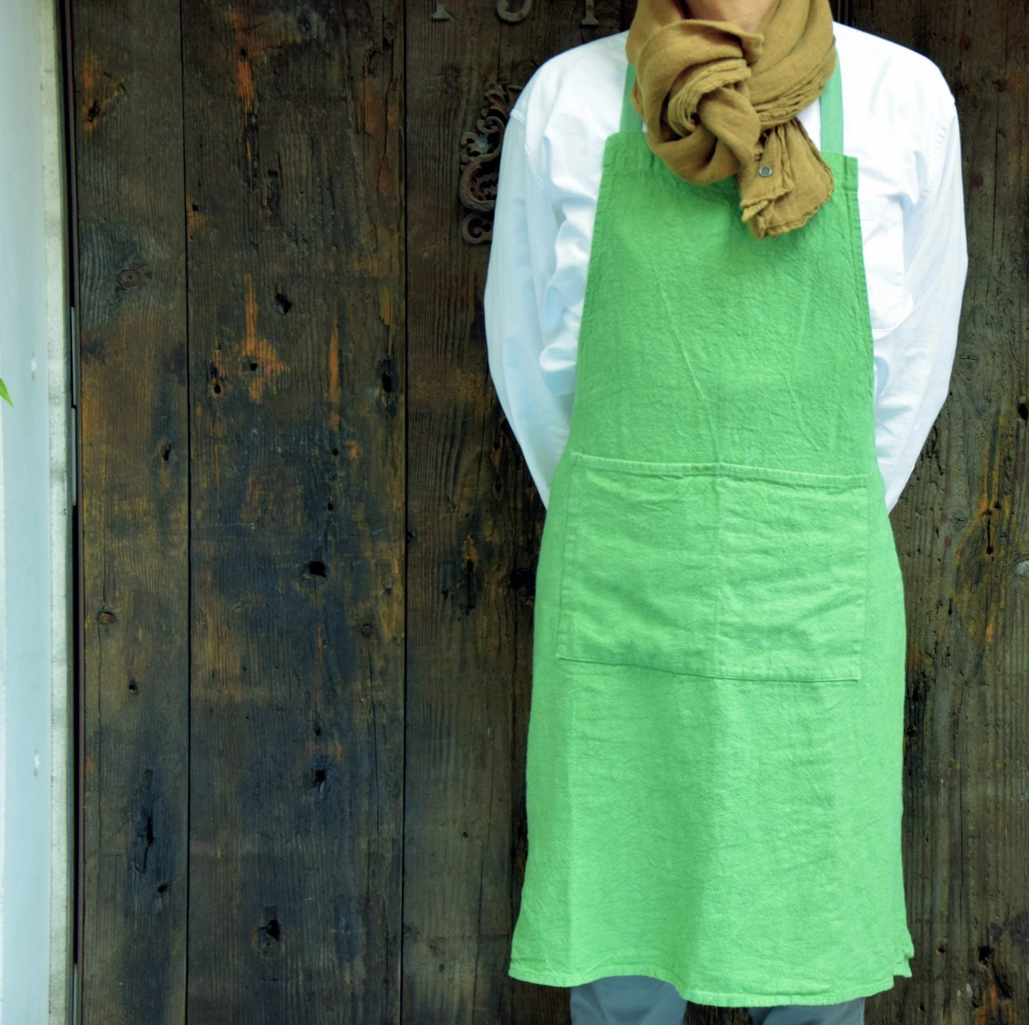 フレンチリネン エプロン フランス製 シャベルエディション charveteditions