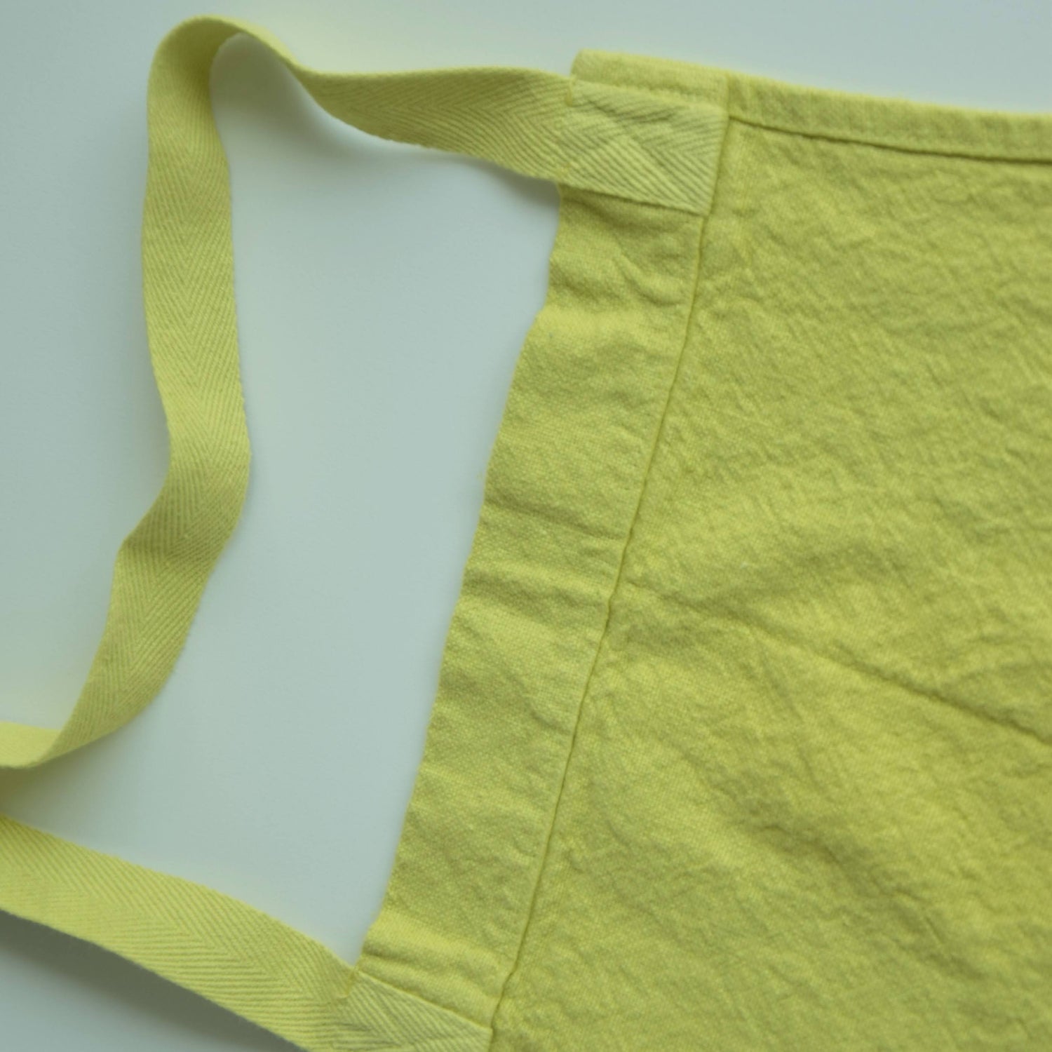 フレンチリネン エプロン フランス製 シャベルエディション charveteditions 黄色 yuzu