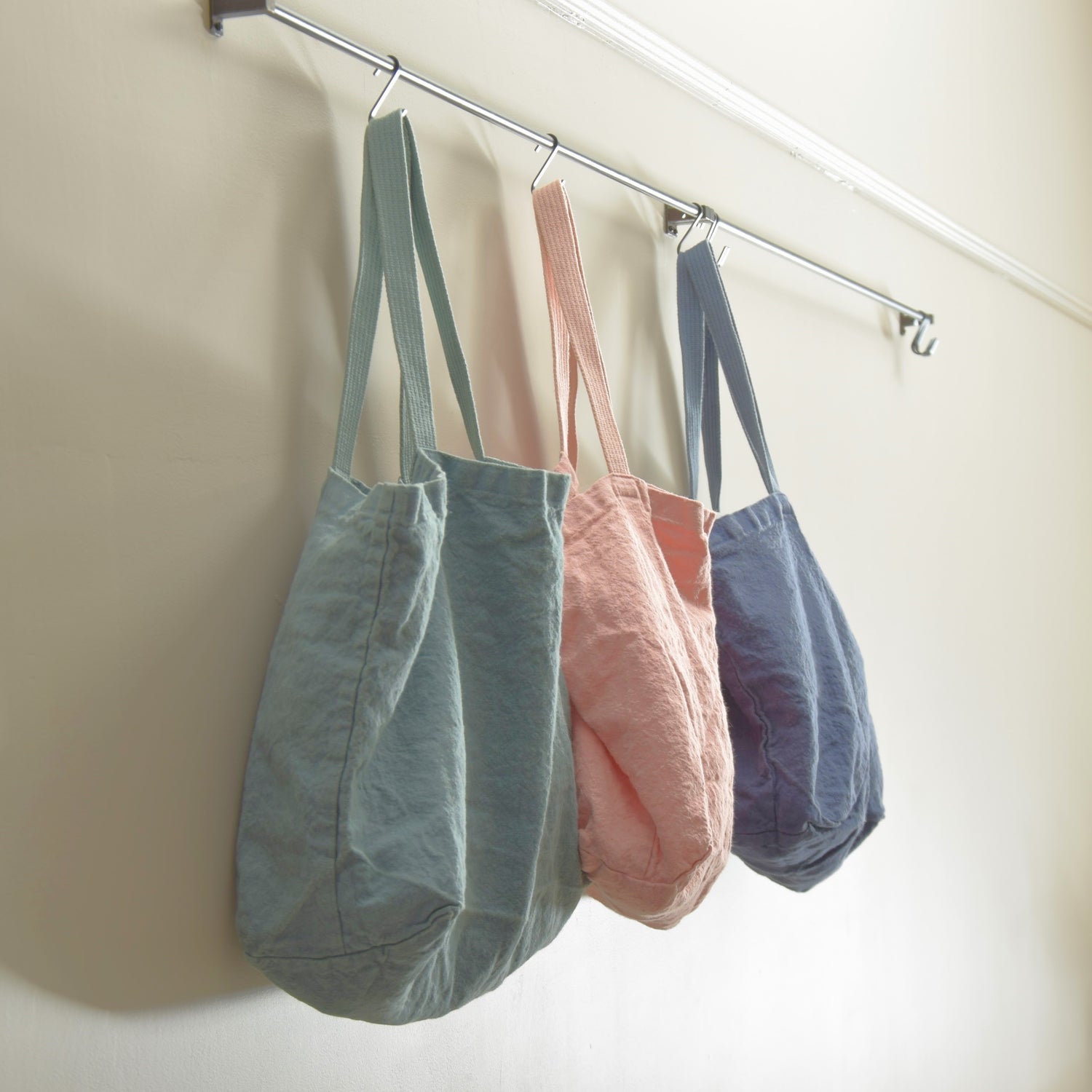 トートバッグ リネンバッグ フランス製 フレンチリネントートバッグ フレンチリネン CHARVET EDITIONS シャルべエディション グレーグリーン 青銅色 緑色 ピンク ロースピンク