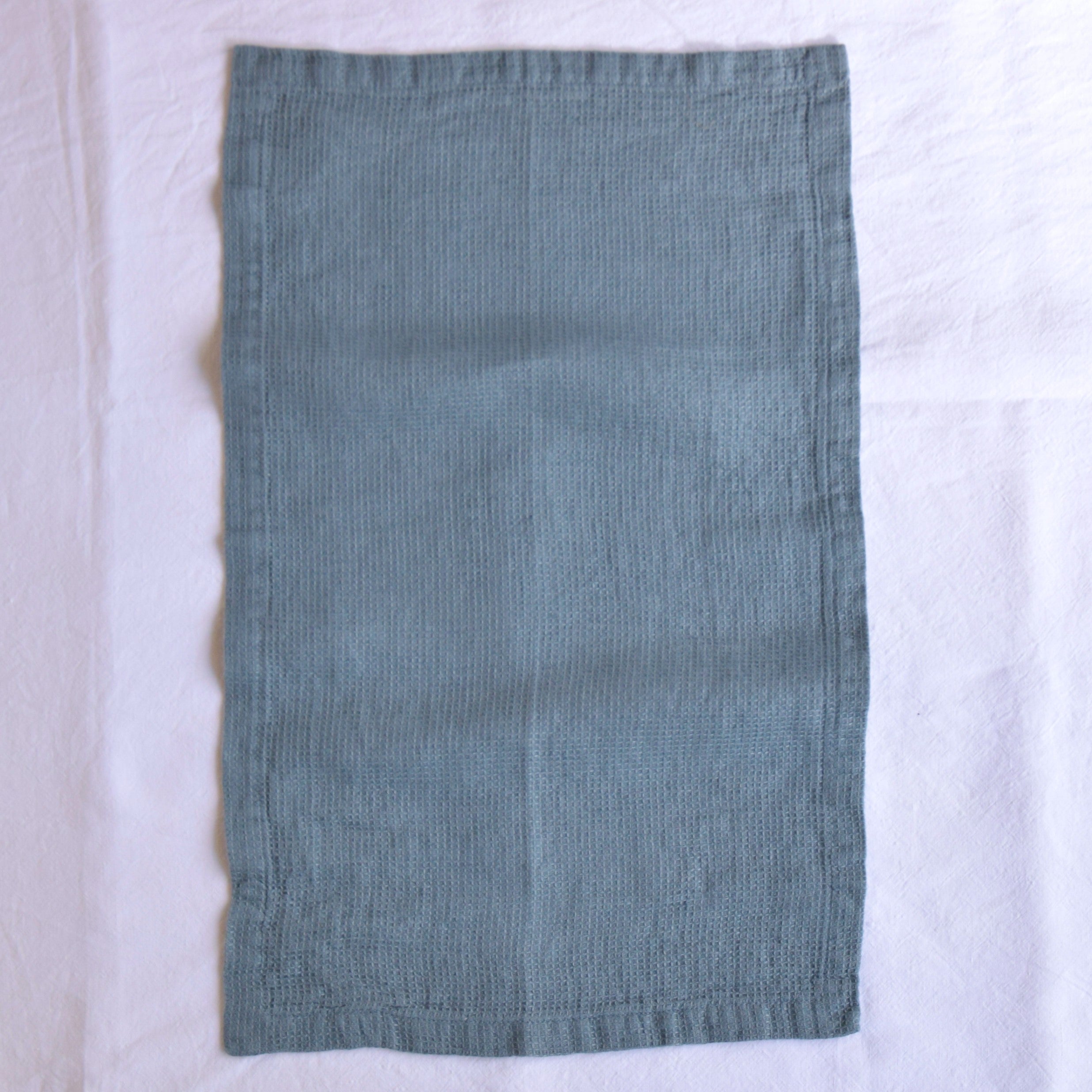 Honeycomb Hand Towel（ハンドタオル）- Bleu Ardoise – Harmonie