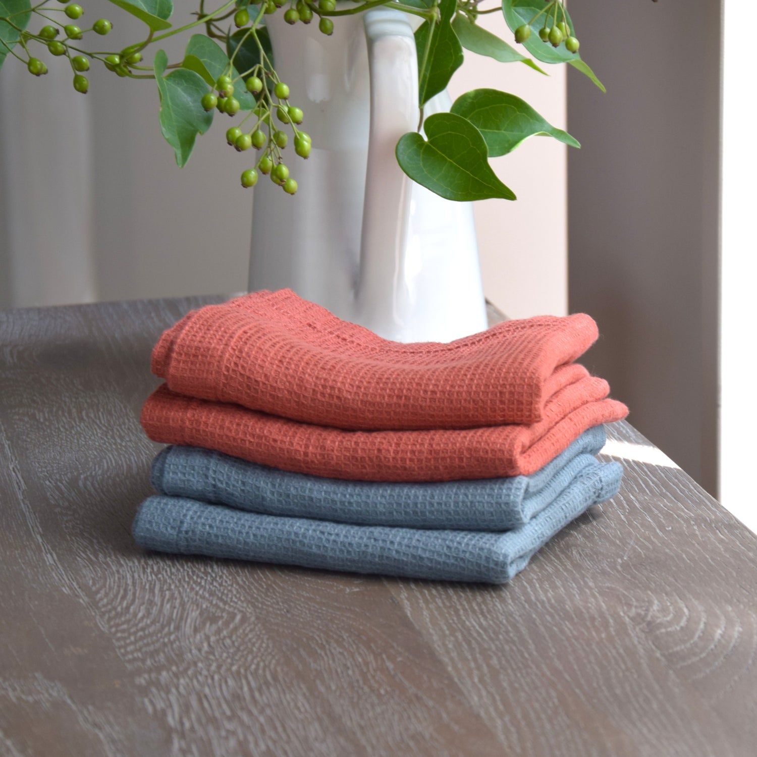 Honeycomb Hand Towel(ハンドタオル)- Rouge Figuel