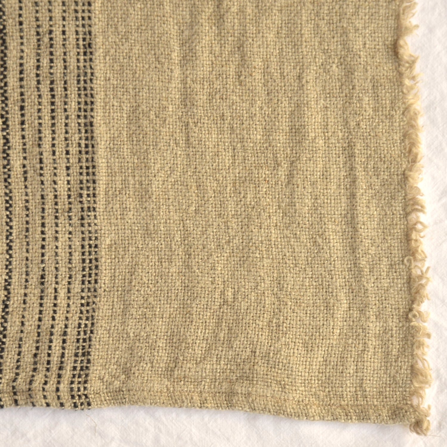 リネン プレイスマット ランチョンマット フレンチリネン シャンブレー ナチュラル色 EU製 ヨーロッパ製