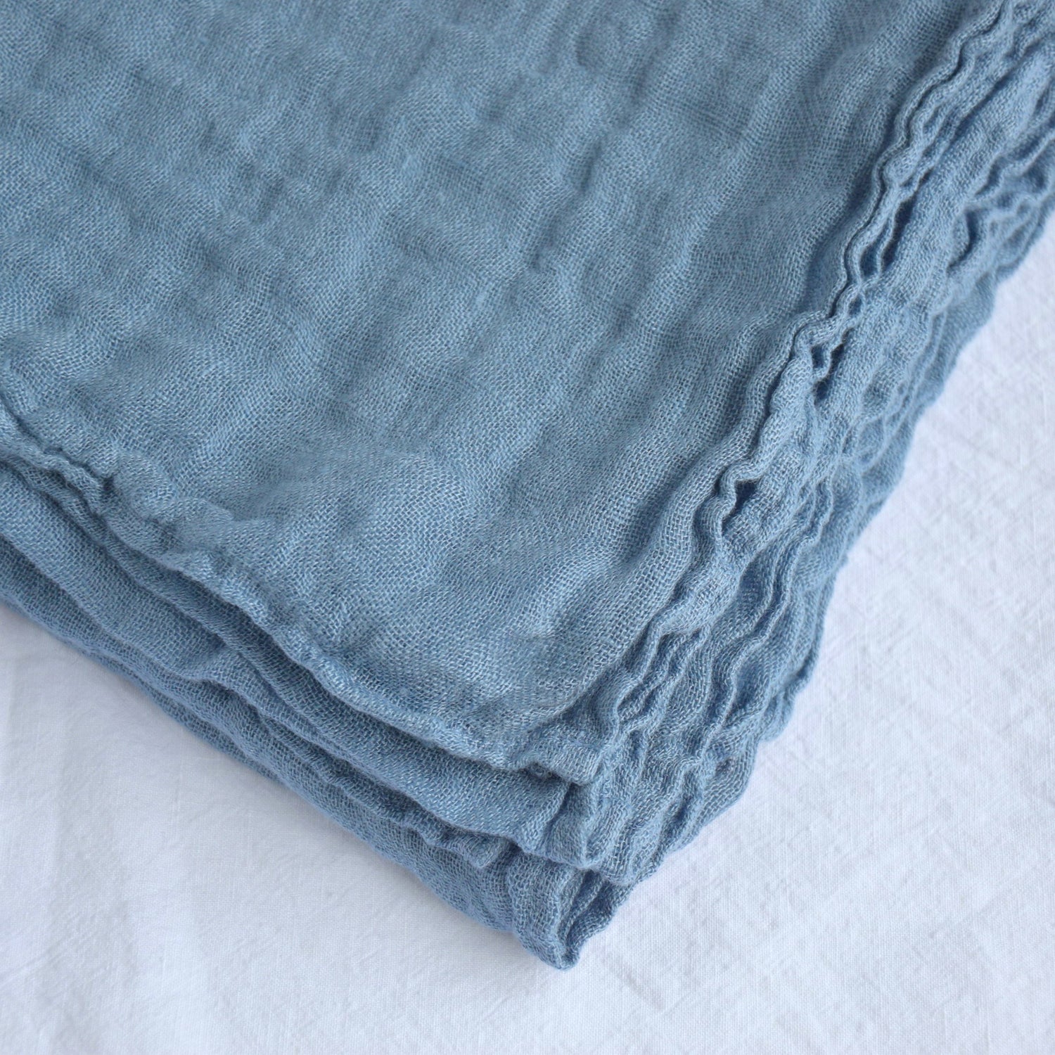 ストール ブルー