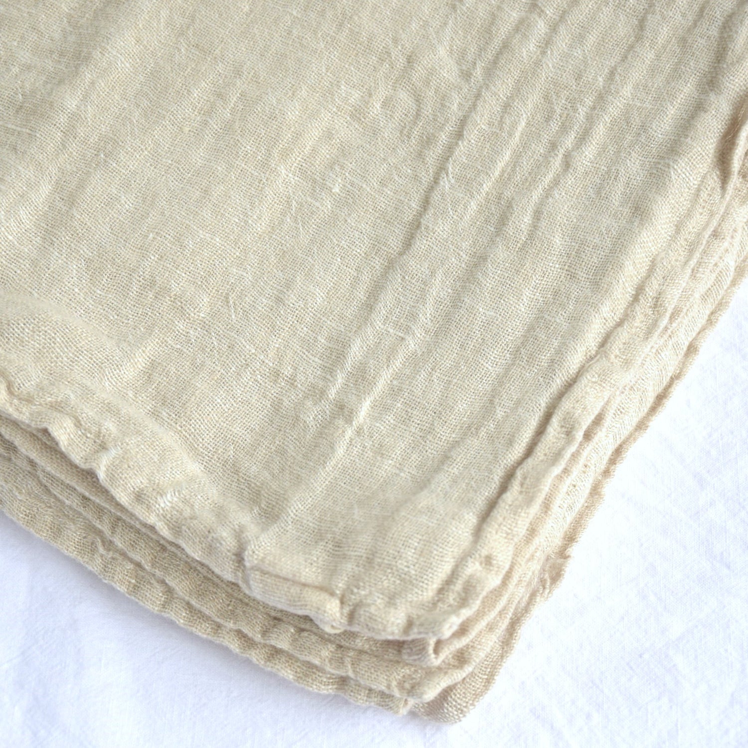 ストール リネンストール リネン ヨーロッパ産 ベージュ ナチュラル色