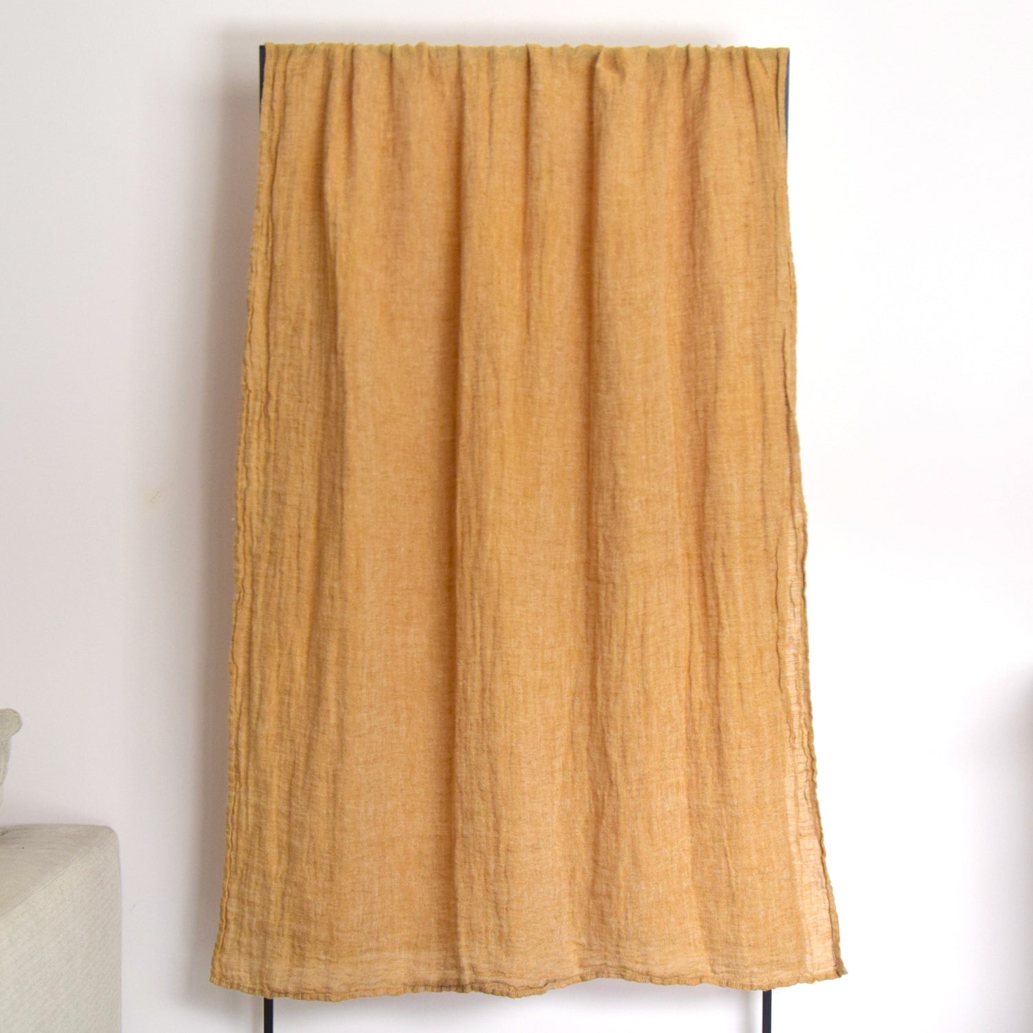 ストール リネンストール リネン ヨーロッパ産 ハーモニーブルー ナチュラル色 ベージュ