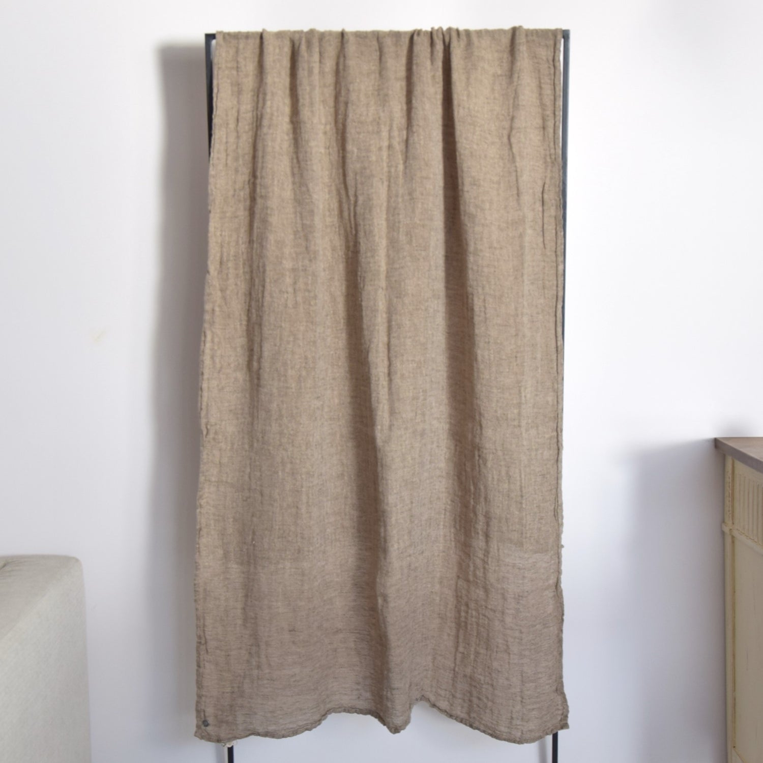 ストール リネンストール リネン ヨーロッパ産 ハーモニーブルー カーキ ブラウン