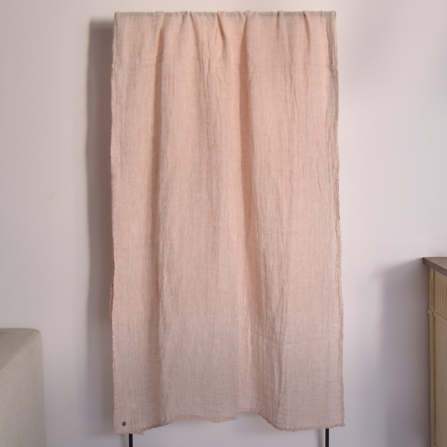 ストール リネンストール リネン ヨーロッパ産 ハーモニーブルー ピンク