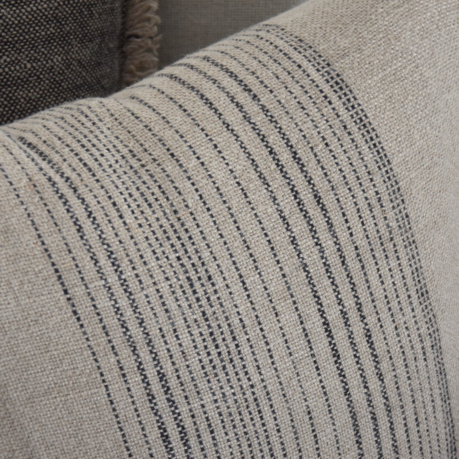 リネン クッションカバー フレンチリネン シャンブレー ナチュラル色 EU製 ヨーロッパ製