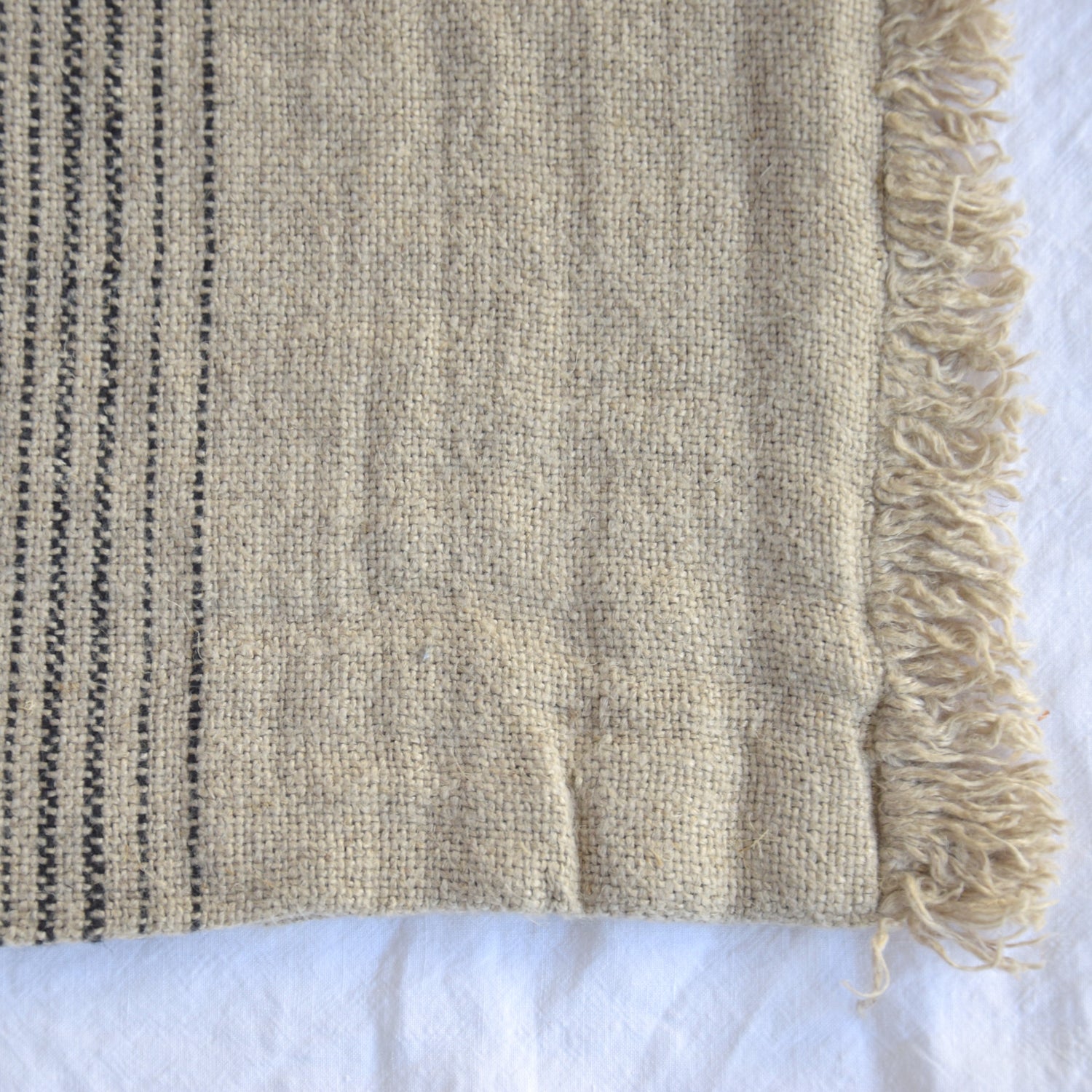 リネン クッションカバー フレンチリネン シャンブレー ナチュラル色 EU製 ヨーロッパ製