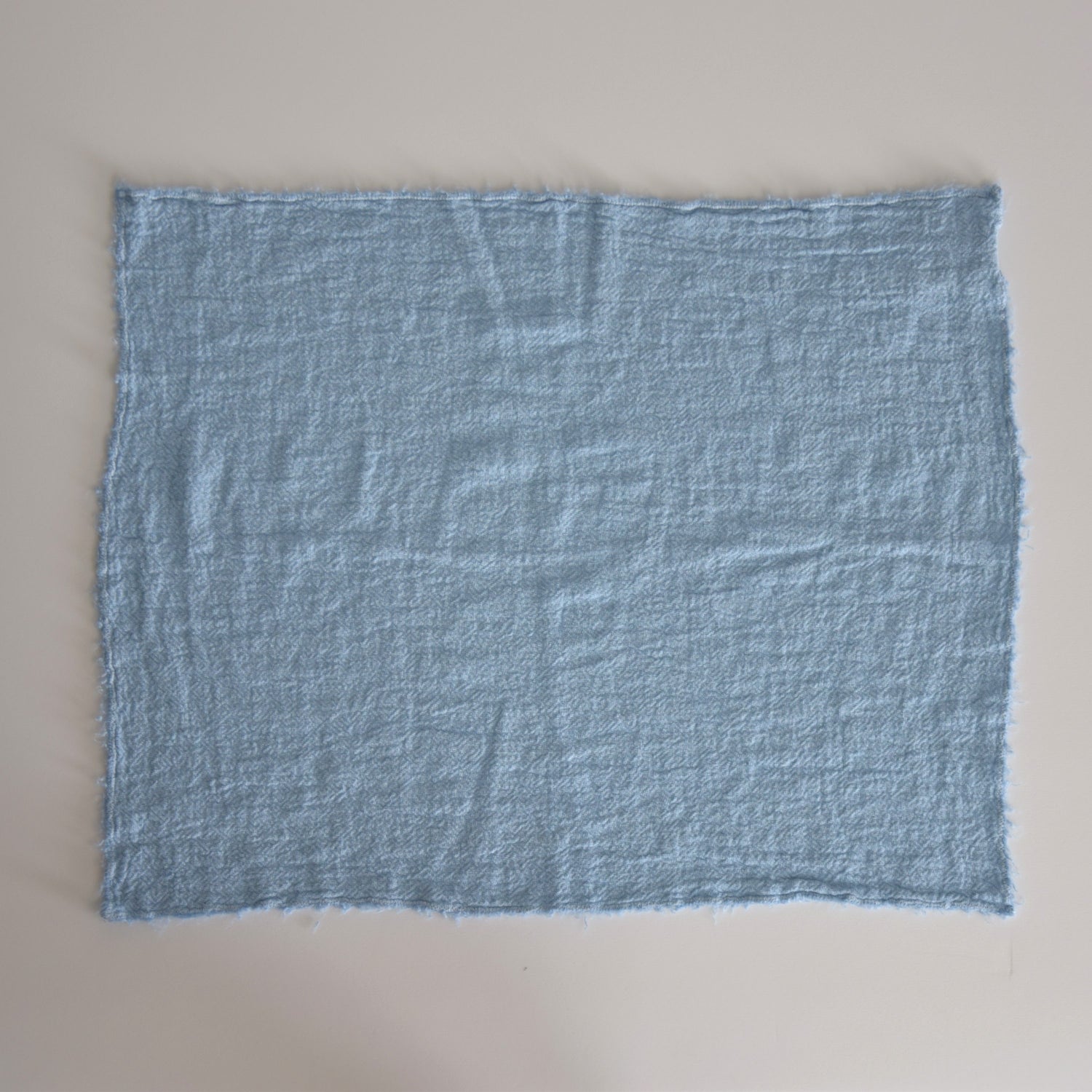 フレンチリネン ランチョンマット プレースマット フランス製 リネン テーブルコーディネート 水色 青色 空色 ブルー