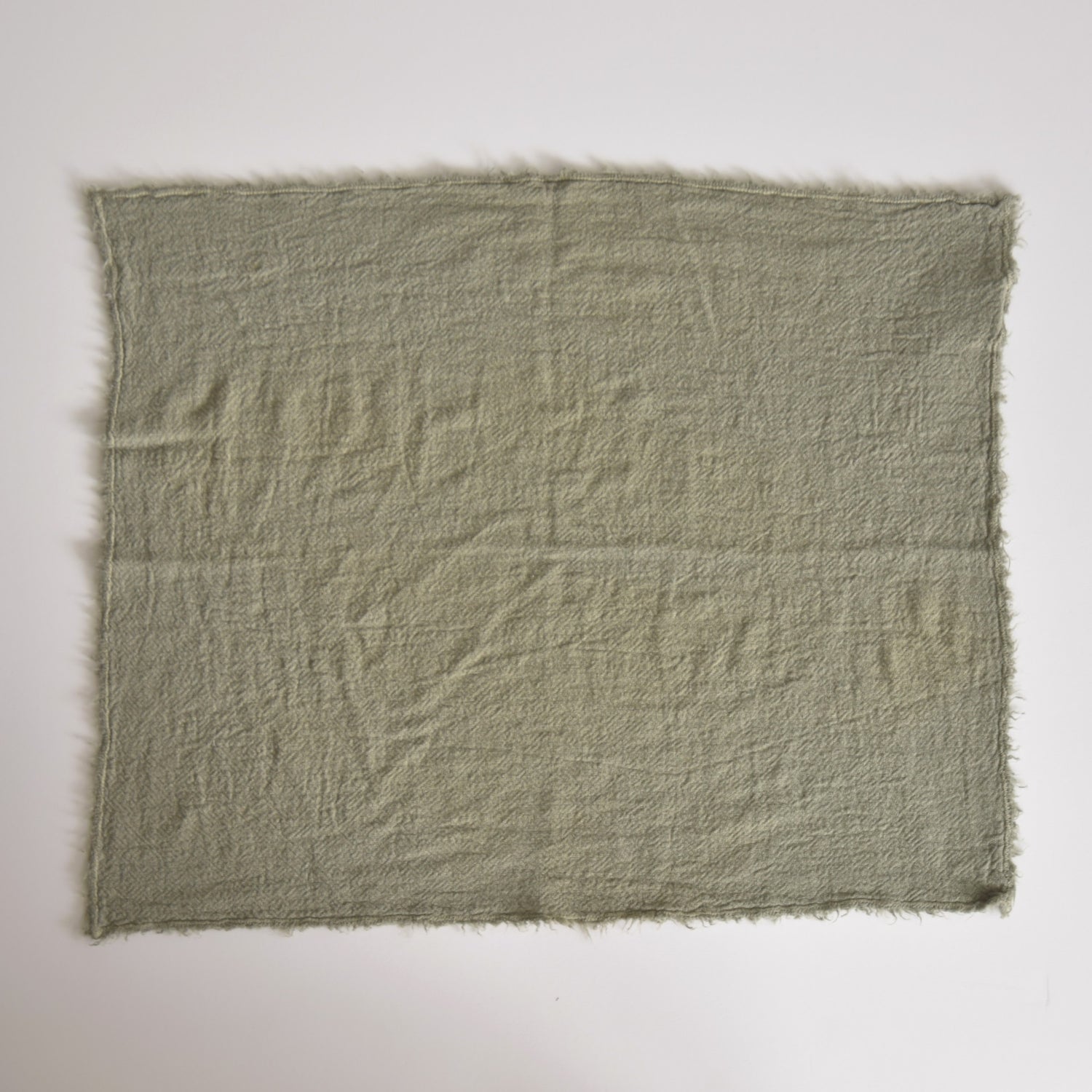 フレンチリネン ランチョンマット プレースマット フランス製 リネン テーブルコーディネート グリーン 緑色 ユーカリ