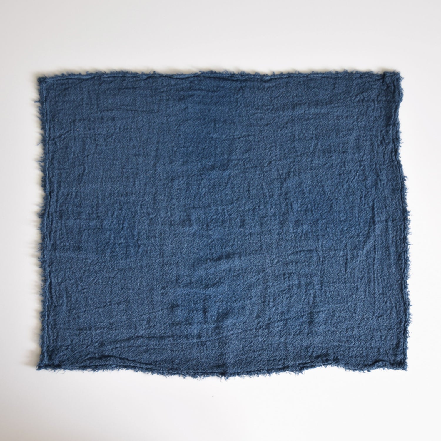 フレンチリネン ランチョンマット プレースマット フランス製 リネン テーブルコーディネート 紺色 青色 藍色 インディゴ ブルー