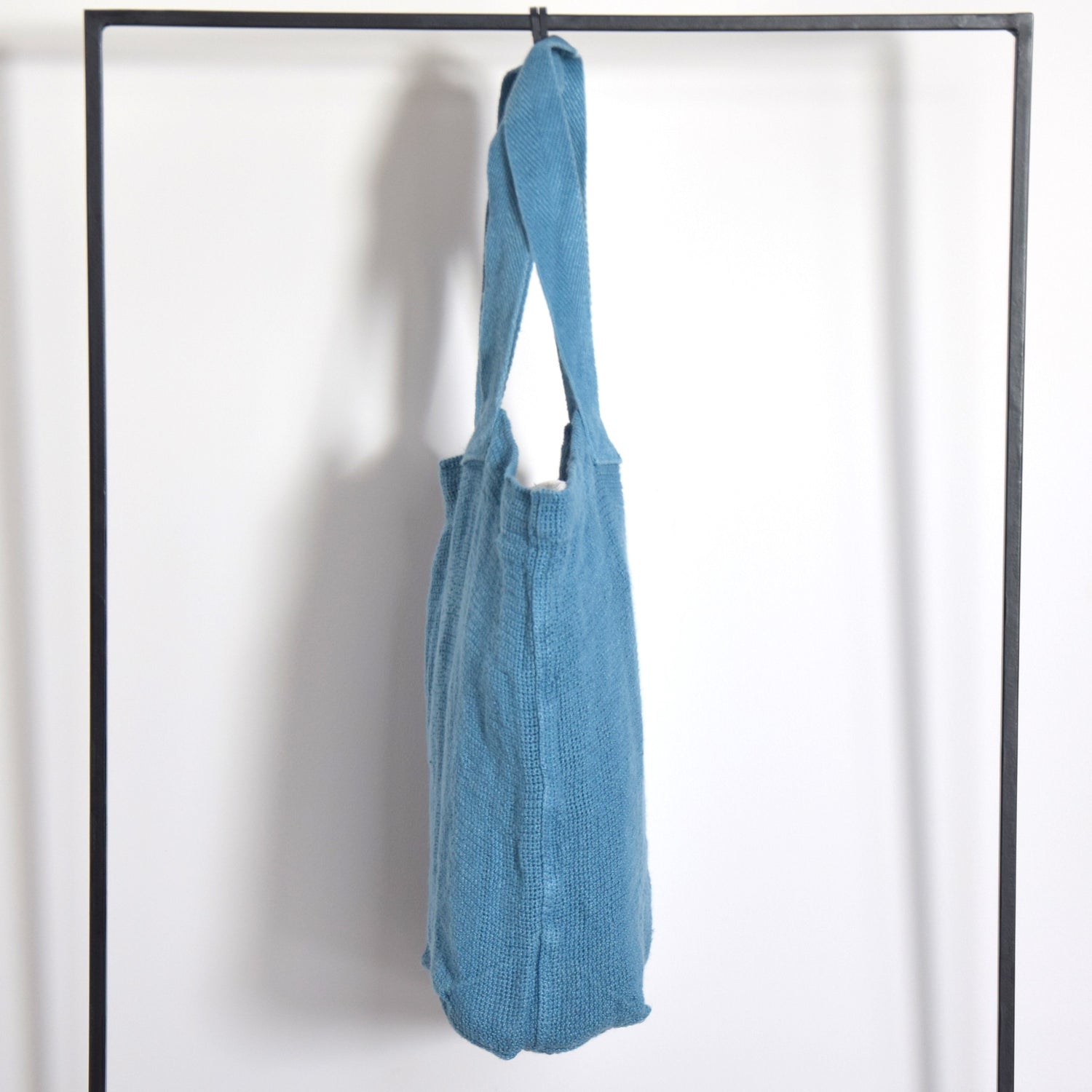 トートバッグ リネンバッグ フランス製 フレンチリネン CHARVET EDITIONS シャルべエディション ブルー メッシュ