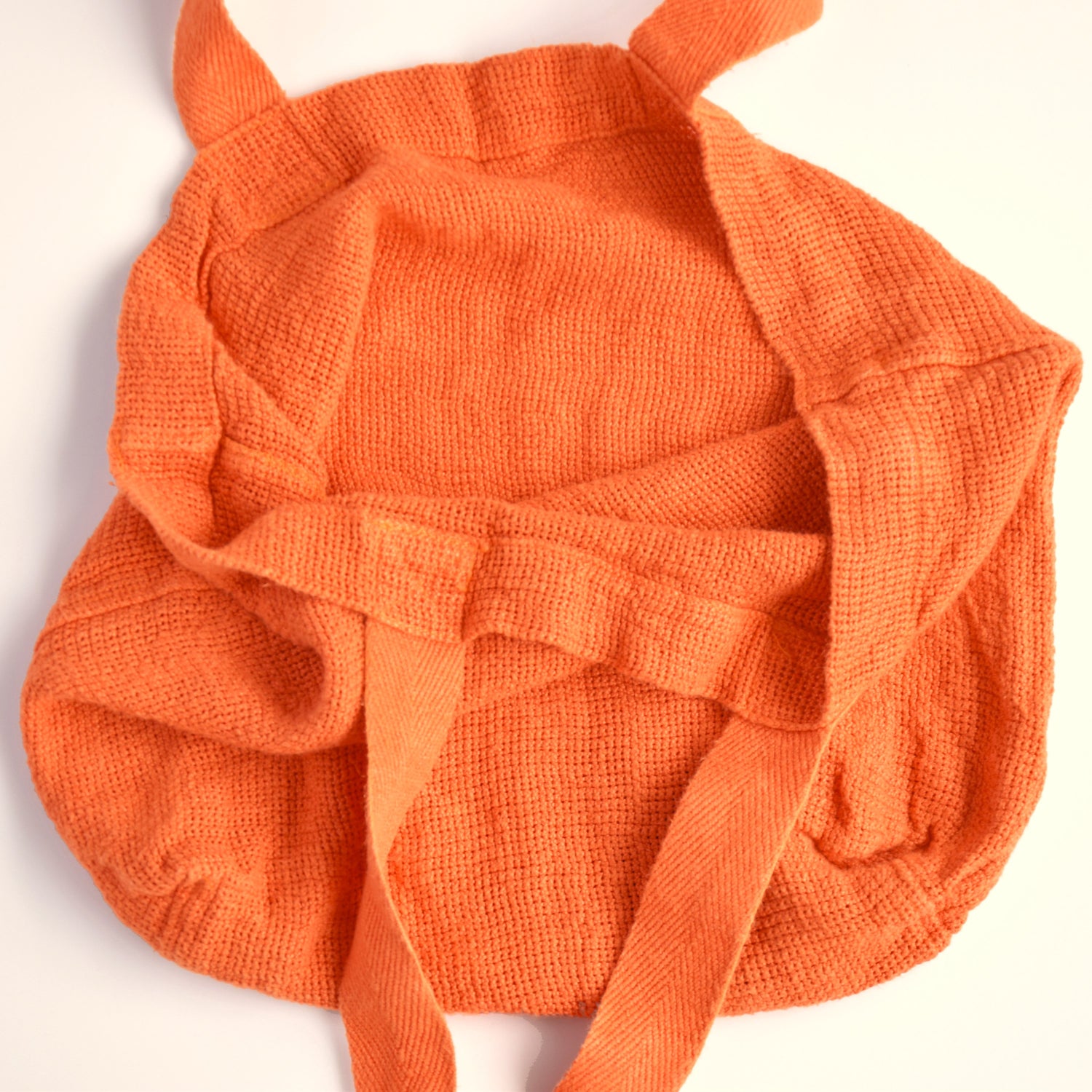 トートバッグ リネンバッグ フランス製 フレンチリネン CHARVET EDITIONS シャルべエディション キャロット オレンジ色 メッシュ