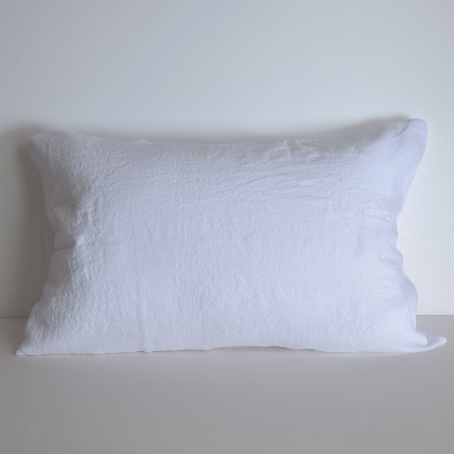 まくらカバー ピロカバー ピロケース 麻 リネン フレンチリネン フランス製 ベッドリネン 白