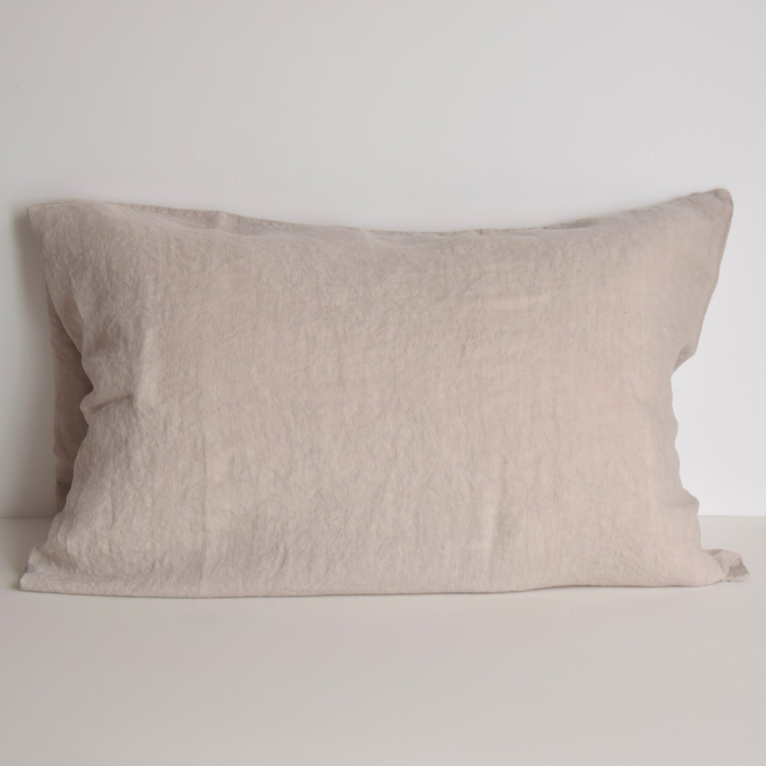 まくらカバー ピロカバー ピロケース 麻 リネン フレンチリネン フランス製 ベッドリネン ベージュ グレージュ ナチュラル色