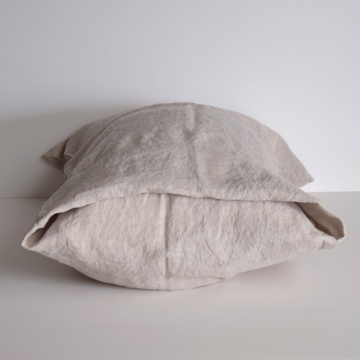 まくらカバー ピロカバー ピロケース 麻 リネン フレンチリネン フランス製 ベッドリネン ベージュ グレージュ ナチュラル色