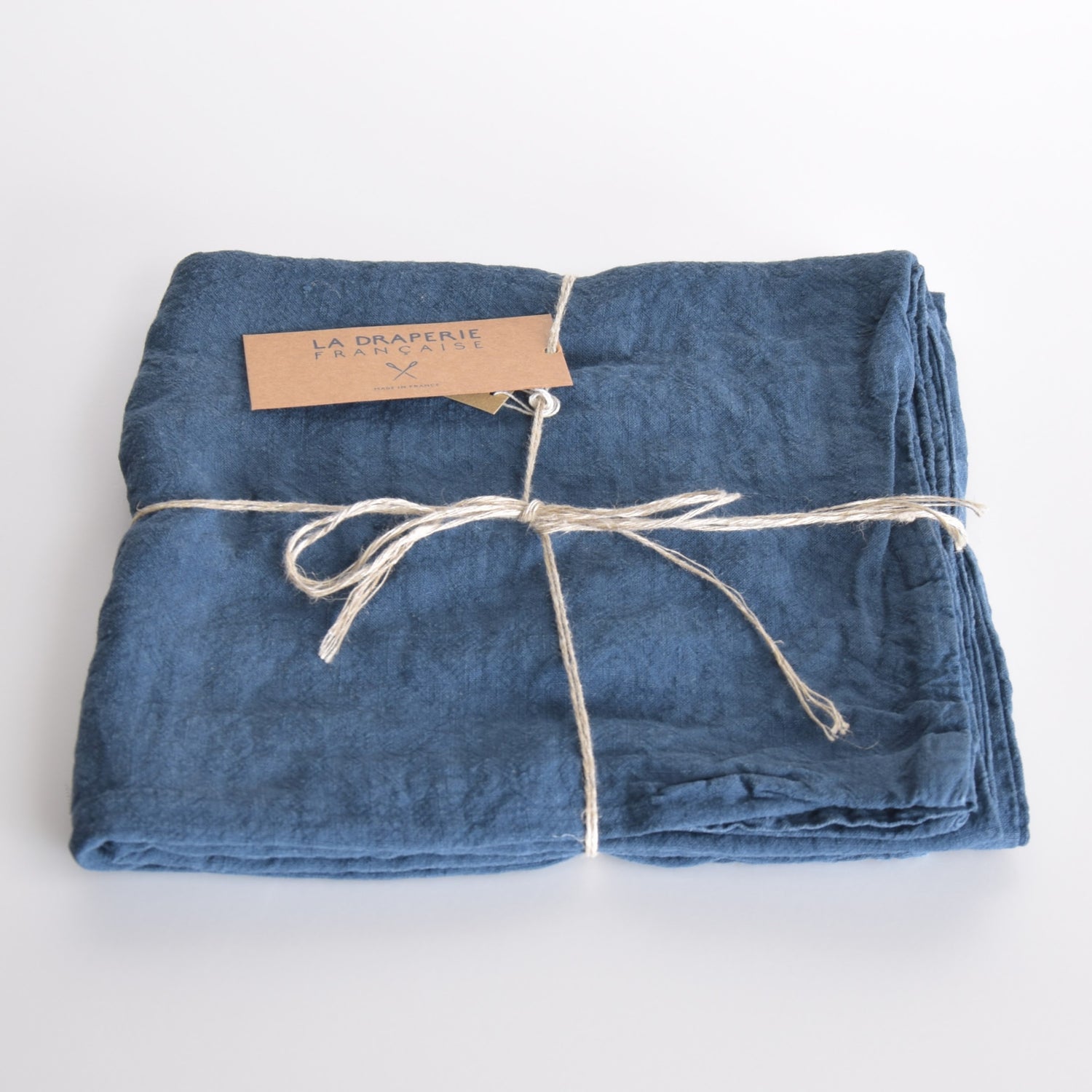 まくらカバー ピロカバー ピロケース 麻 リネン フレンチリネン フランス製 ベッドリネン ブルー 青 インディゴ 藍色