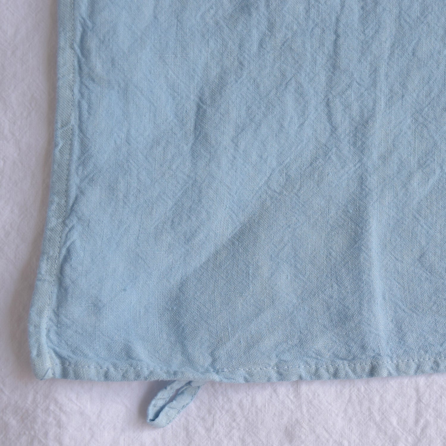 キッチンタオル トション リネンタオル フレンチリネン フランス製 水色