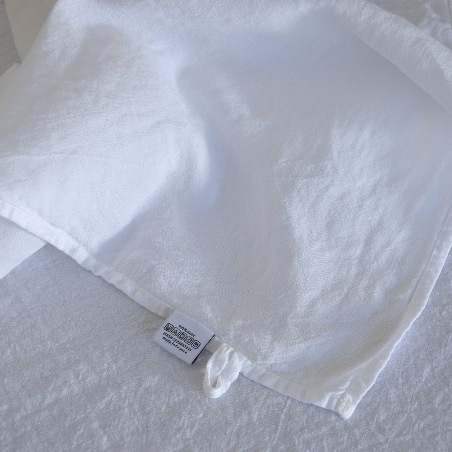 トション キッチンタオル 白 フランス製 麻100% フレンチリネン