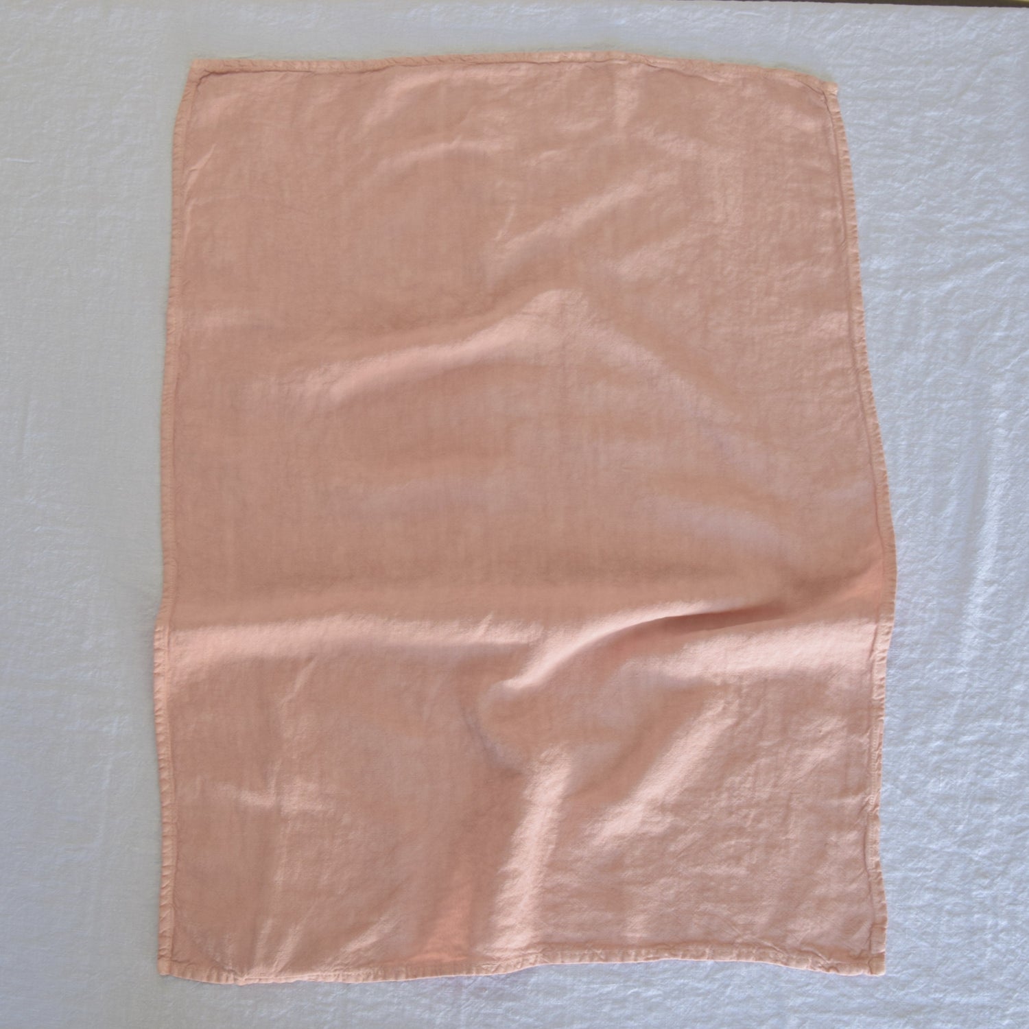 キッチンタオル トション タオル 食器ふき 麻 リネン フレンチリネン フランス製 ピンク ナチュラルピンク