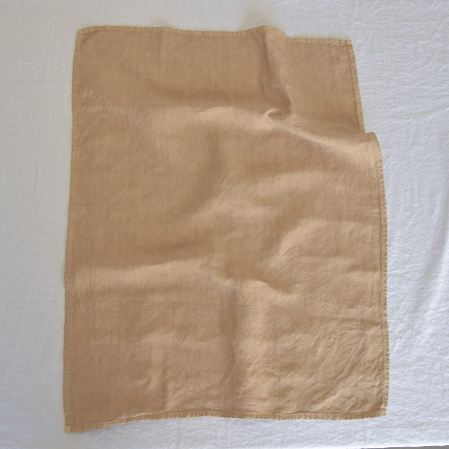 キッチンタオル トション タオル 食器ふき 麻 リネン フレンチリネン フランス製 ベージュ 薄茶色 ナチュラル色