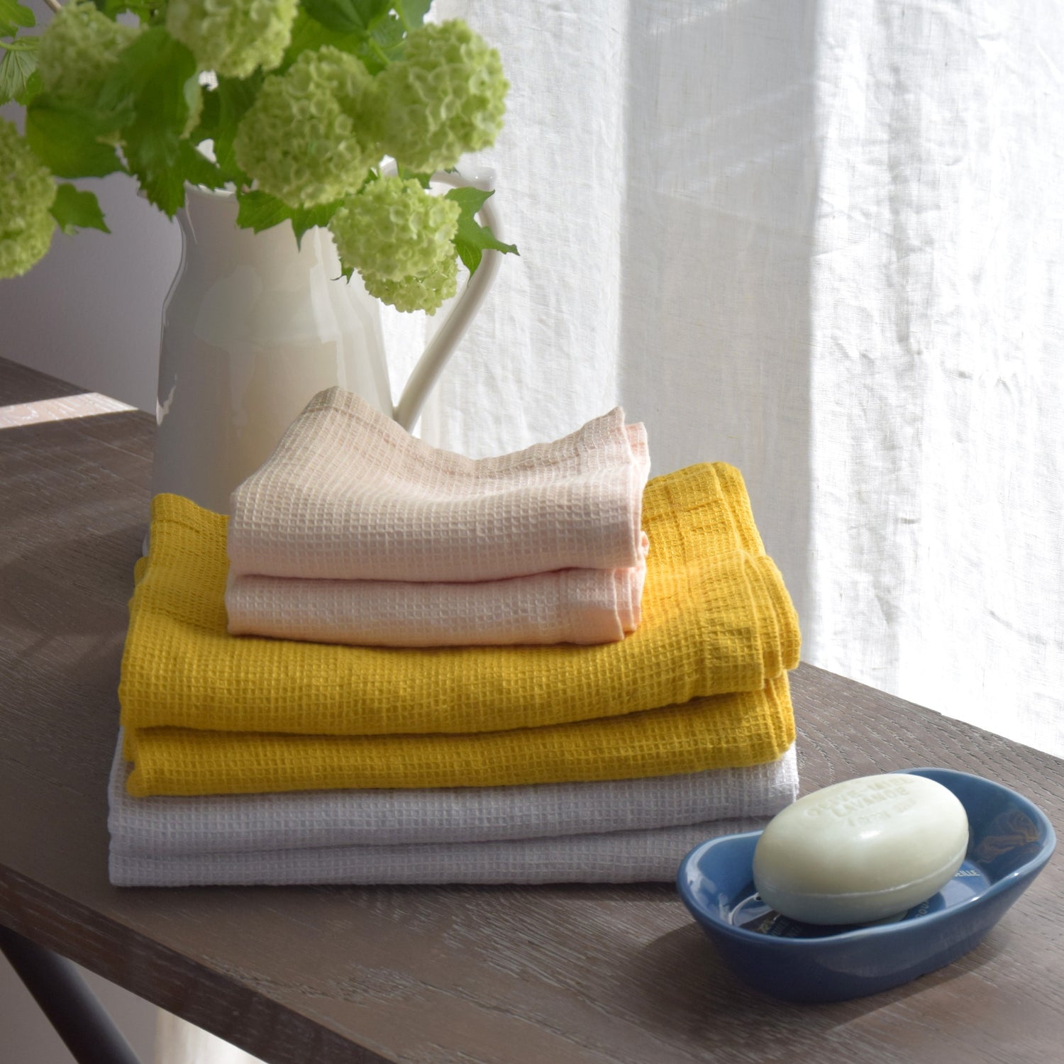 Honeycomb Bath Towel(バスタオル)- SAFRAN