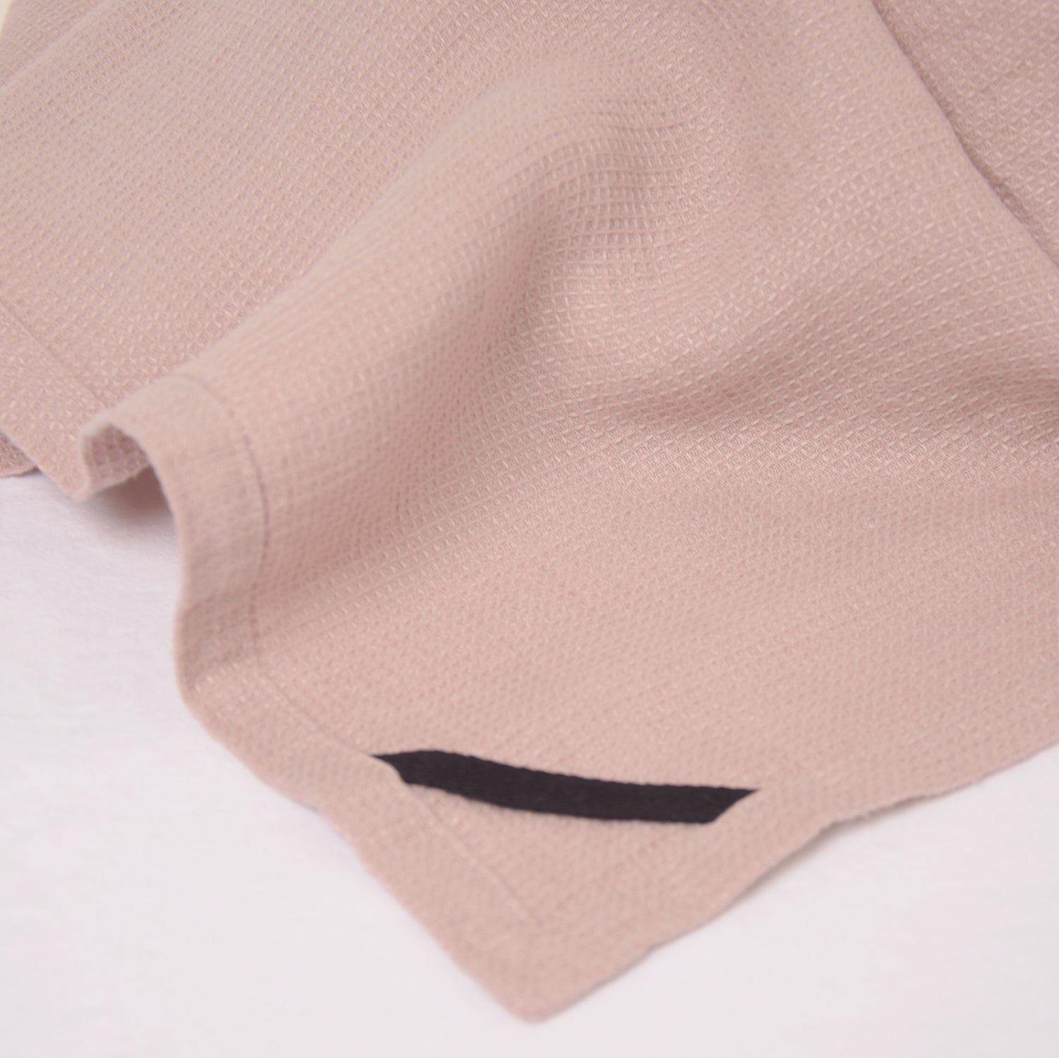 バスタオル タオル 麻 リネン フレンチリネン フランス製 ワッフル生地 ハニコム織 ピンク 鴇色