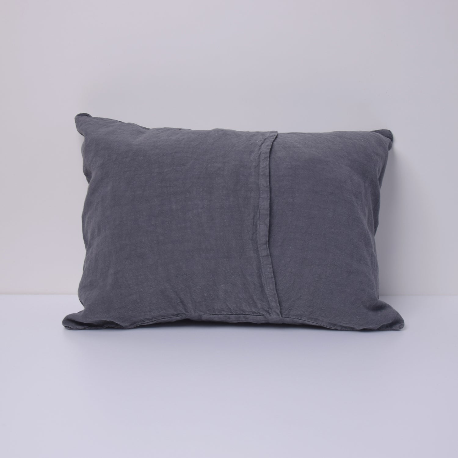 クッションカバー フランス製 フレンチリネン リネン 麻 黒 ブラック ダークグレー グレー ミニクッション