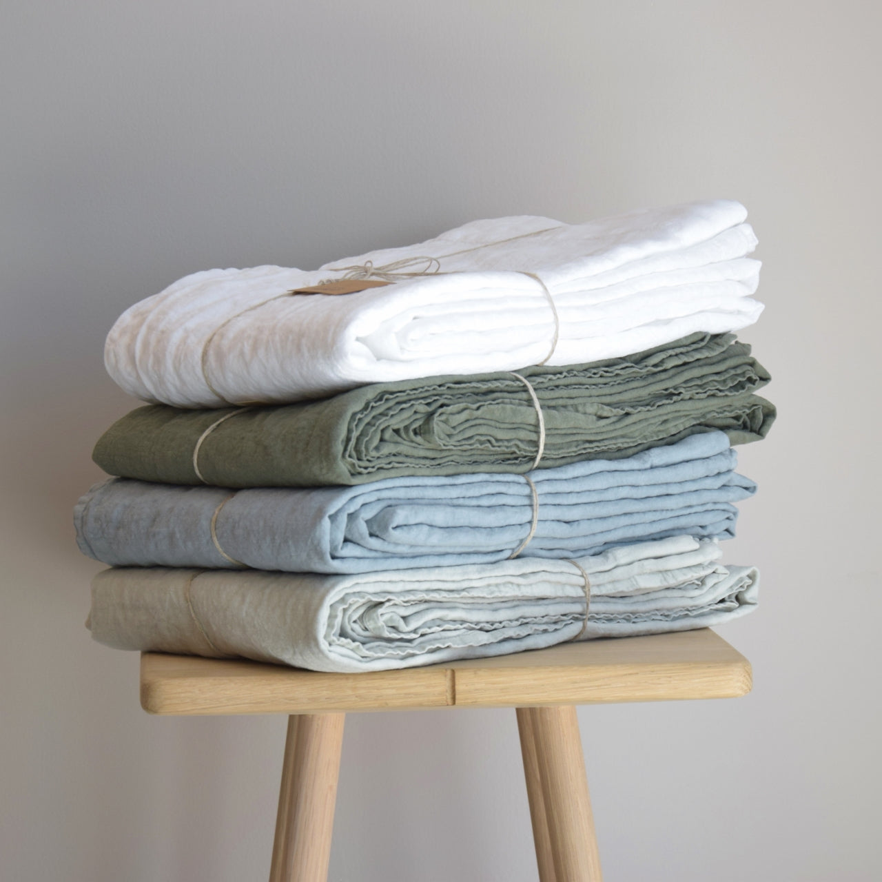 Flat sheet(フラットシーツ) - BLANC - La Draperie Francaise