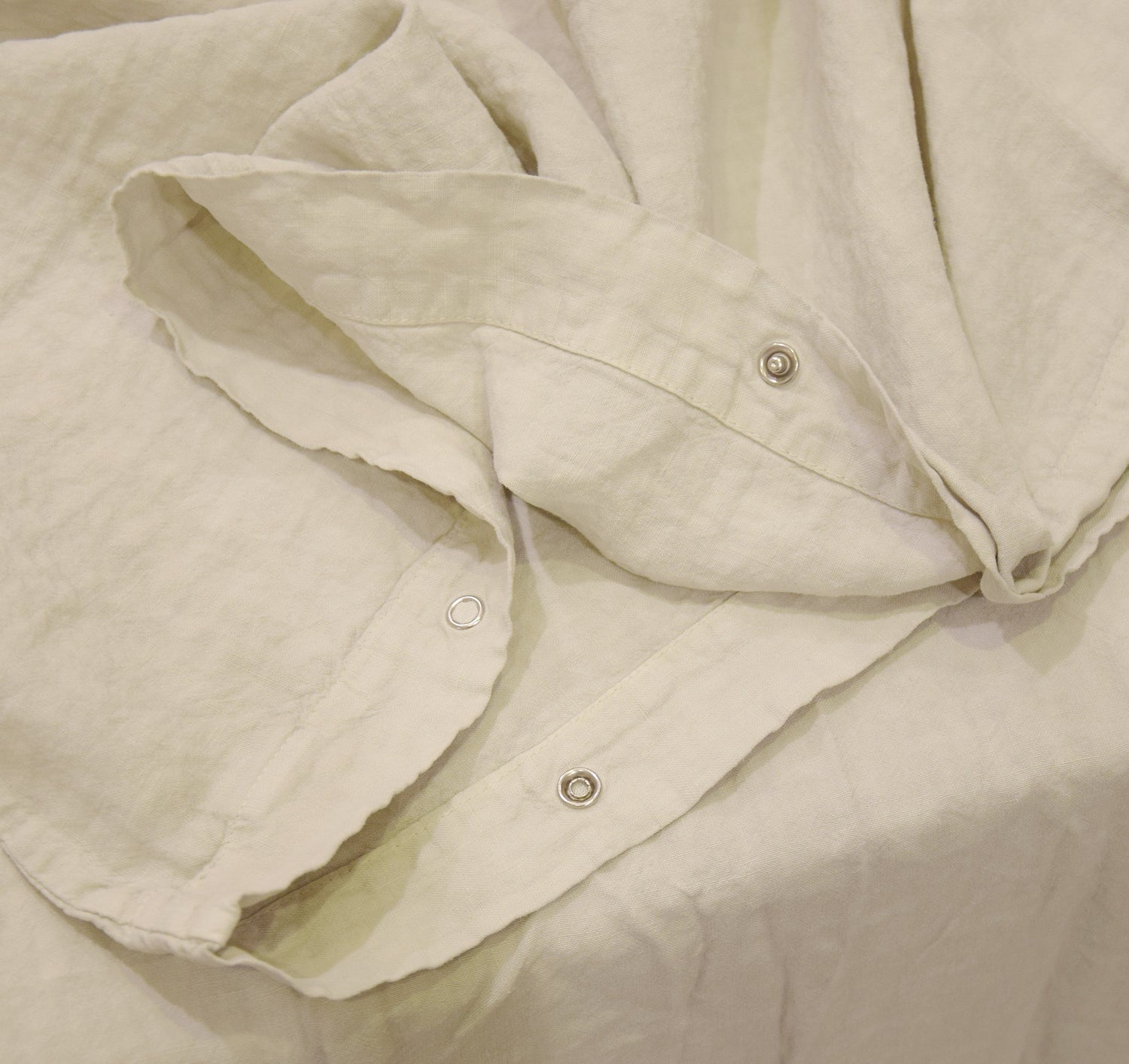 布団カバー デュベカバー 麻 リネン フレンチリネン フランス製 ベッドリネン ベージュ オフホワイト