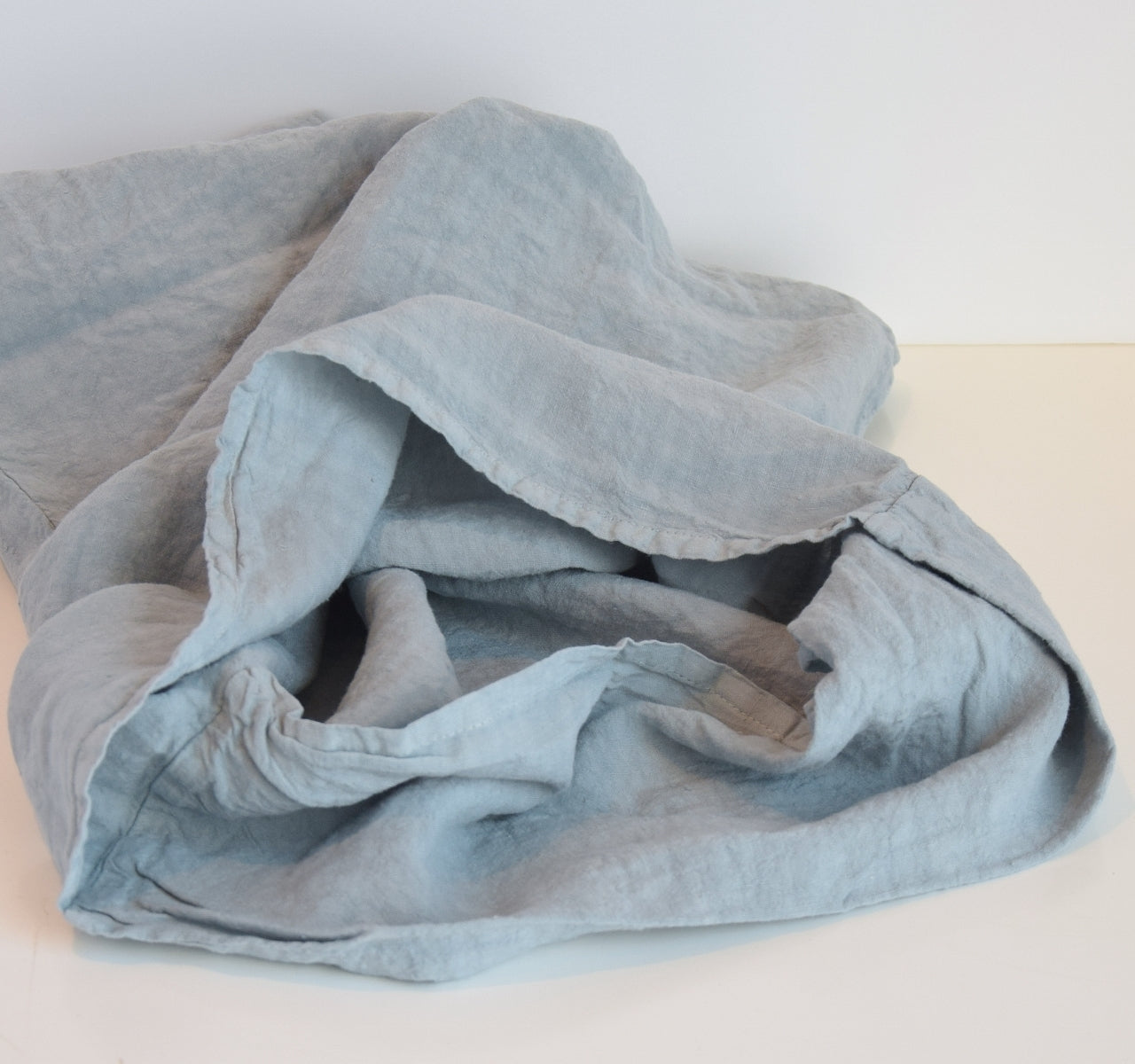 まくらカバー ピロカバー ピロケース 麻 リネン フレンチリネン フランス製 ベッドリネン セージ色 薄緑 ナチュラル色