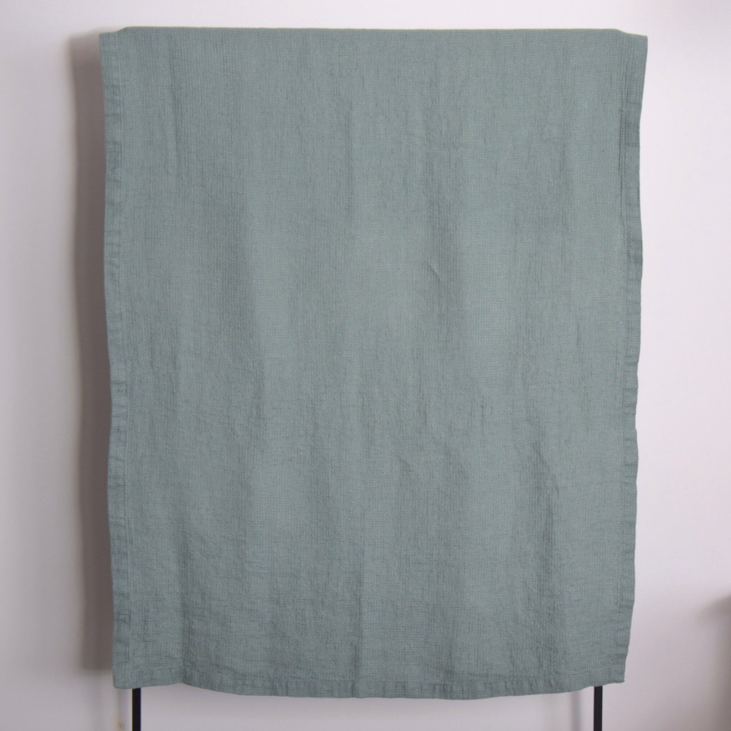 バスタオル　フレンチリネン　ワッフル生地　フランス製　グリーン