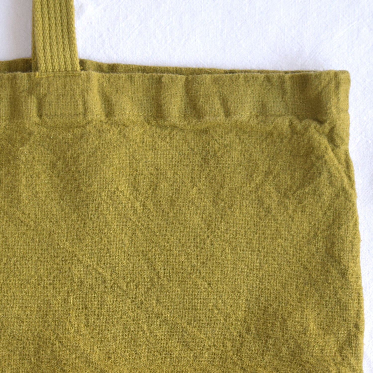 バッグ　トートバッグ　リネンバッグ　フランス製　黄色