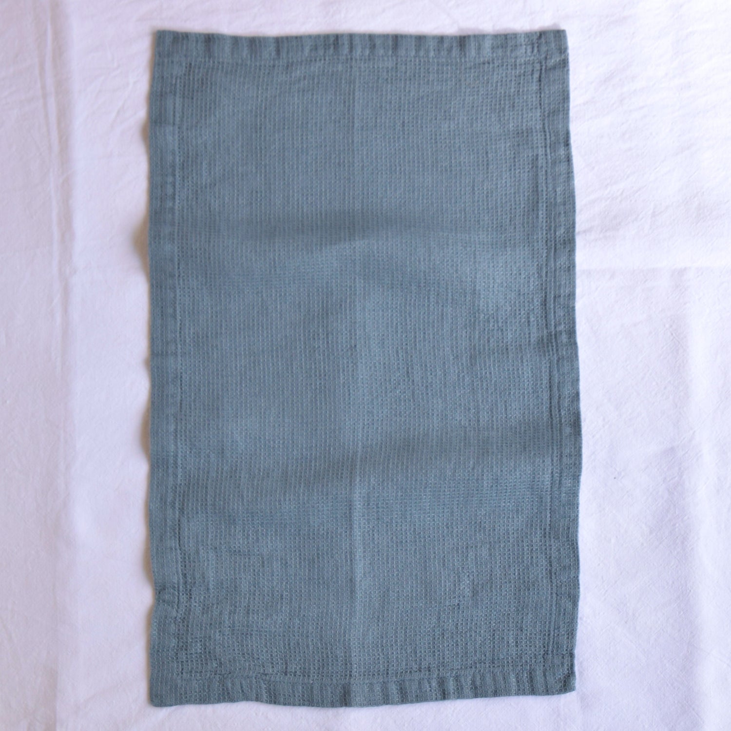 ハンドタオル　タオル　麻　リネン　フレンチリネン　フランス製　ワッフル生地　ハニコム織  