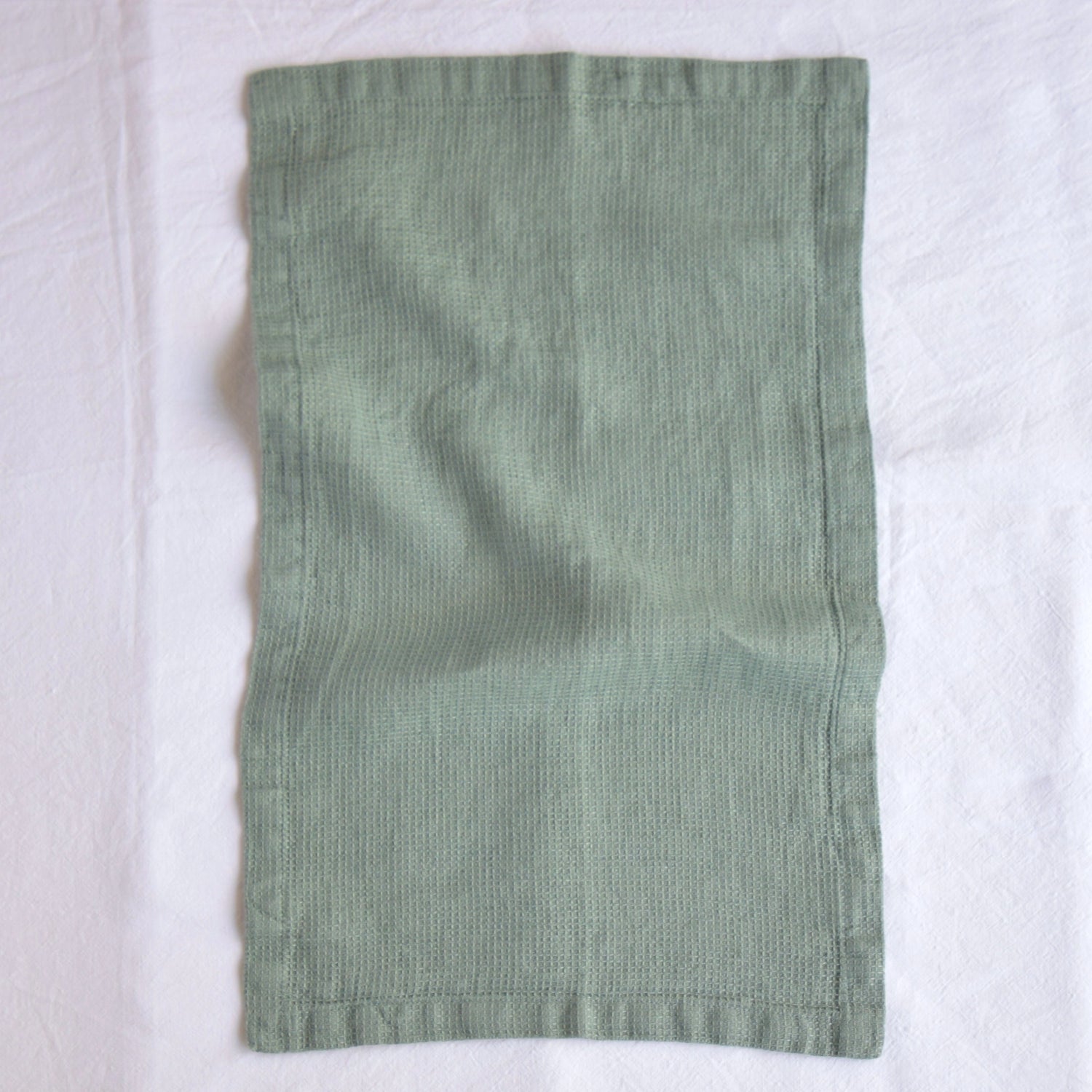 ハンドタオル　タオル　麻　リネン　フレンチリネン　フランス製　ワッフル生地　ハニコム織  