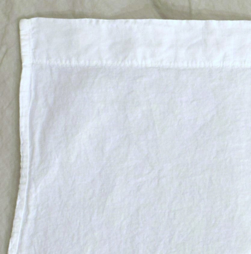 Flat sheet（フラットシーツ） - BLANC - La Draperie Francaise